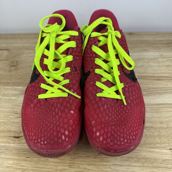 Used Nike Kobe 6 Protro Reverse Grinch-(FV4921-600 )-Size 8.5 main image 4